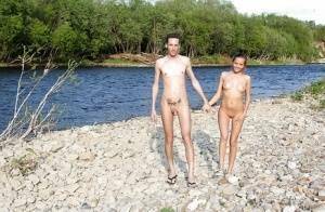 Watch this homemade photo featuring young and horny couple on fanspics.net