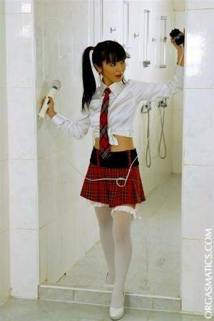 Japanese school girl and her white ESL teacher engage in lesbian sex - Japan on fanspics.net