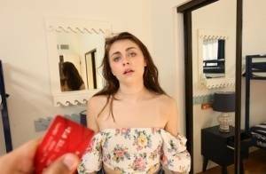 White girl engages in hardcore POV sex with her black stepbrother on fanspics.net