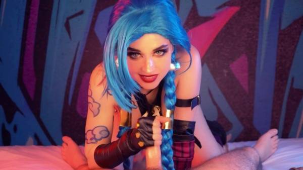 AeryTiefling Jinx Cosplay Porn | Blowjob, Cowgirl and Doggy on fanspics.net