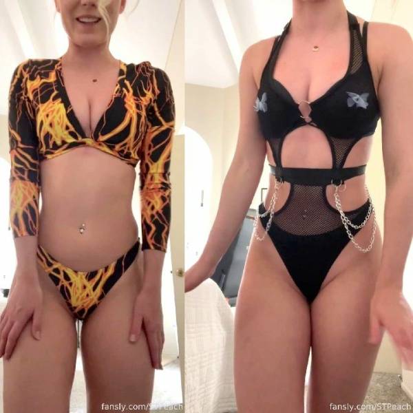 STPeach Sexy Outfit Try On Haul Fansly Video  - Canada on fanspics.net