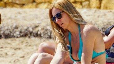 Ainhoa Armentia Flaunts Her Sexy Bikini Body on the Beach in Alicante on fanspics.net