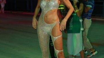 Luciana Gimenez Celebrates Sapucai in Rio de Janeiro on fanspics.net