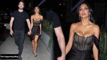 Nicole Scherzinger & Thom Evans Step Out on Sunset Boulevard on fanspics.net