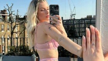 Lottie Moss Shows Off Her Nude Tits & Sexy Butt in Lingerie on fanspics.net