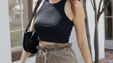 Braless Kendall Jenner Looks Sexy For a Meeting in Beverly Hills on fanspics.net