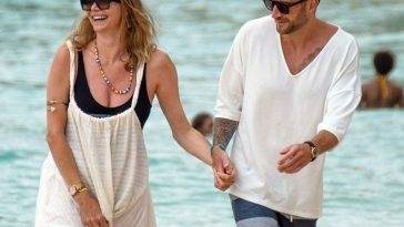 Jodie Kidd & Joseph Bates Enjoy a Romantic Stroll on the Beach in Barbados - Barbados on fanspics.net