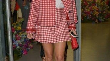 Leggy Olivia Holt Makes an Appearance at the Miss Dior Millefiori Garden Pop-Up Opening on fanspics.net