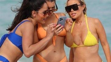 Victoria Larson & Lisa Opie Show Out in Skimpy Bikinis on Miami Beach on fanspics.net