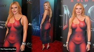 Bella Thorne Stuns in a Stunning Dress at the 18Morbius 19 Screening in LA on fanspics.net