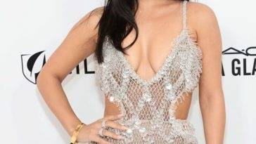 Becky G Displays Her Sexy Tits at Elton John AIDS Foundation 19s Oscars Viewing Party on fanspics.net
