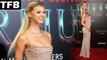 Loren Gray Stuns in a Tight Dress at the “Morbius” Premiere in Los Angeles - Los Angeles on fanspics.net