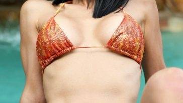 Bai Ling Looks Stunning in a Tiny Bikini on fanspics.net