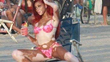 Winnie Harlow Shows Off Her Sexy Bikini Body at Ipanema Beach on fanspics.net