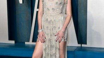 Renate Reinsve Looks Hot in a See-Through Dress at the 2022 Vanity Fair Oscar Party (1 Photo) on fanspics.net