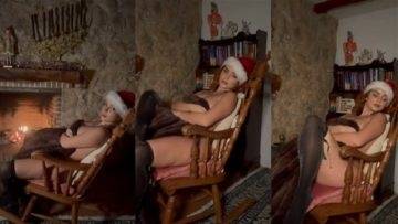 Demi Rose  Topless Xmas Video  on fanspics.net