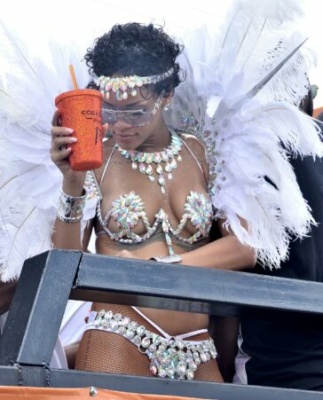Rihanna Nip Slip Barbados Festival Photos  - Barbados on fanspics.net