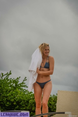  Shantel VanSanten Caught Relaxing In Bikini With Boyfriend on fanspics.net