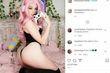 Belle Delphine Nude Tease Bondage Video  on fanspics.net