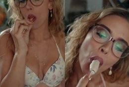 Gina Carla Sucking Popsicle ASMR Video on fanspics.net