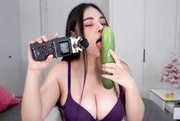 ASMR Wan Cucumber Licking Video  on fanspics.net