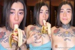 Yoursuccub OnlyFans Banana Sucking Video on fanspics.net