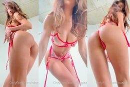 Nastya Anastasia See Through Lingerie Tease Video  on fanspics.net