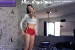 Miss Angeliquew Twitch Streamer Booty Shorts Show on fanspics.net