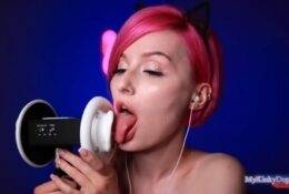 MyKinkyDope ASMR Ahegao & Sloppy Ear Licking Video on fanspics.net