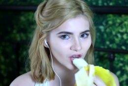 Cloverless ASMR Banana ASMR Video on fanspics.net