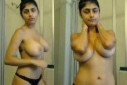 Mia Khalifa Private Shower Nude Porn Video on fanspics.net
