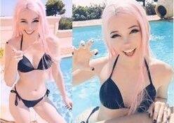 Belle Delphine Sexy Holiday Fun in the Pool Video on fanspics.net