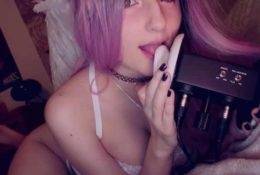 AftynRose ASMR Sweet Angel Licking Video! on fanspics.net