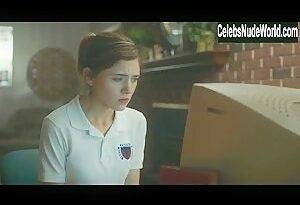 Natalia Dyer Sexy in Yes, God, Yes Sex Scene on fanspics.net