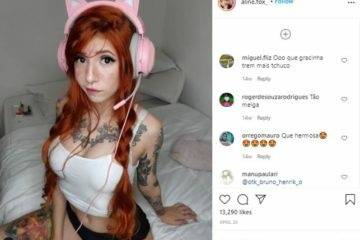 Aline Fox Nude Anal Masturbation Twitch Streamer on fanspics.net