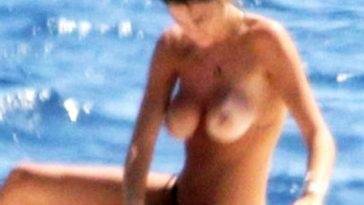 Francesca Sofia Novello Nude Tits on the Yacht on fanspics.net