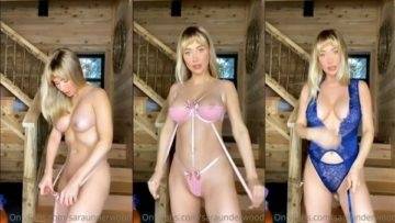 Sara Underwood Nude Lingerie Try On Video  on fanspics.net