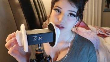 Jinx ASMR Relaxing Heavy Breathing and Ear Rubbing Video on fanspics.net