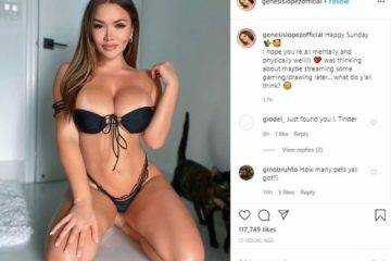 Genesis Lopez Nude Video Cam Show on fanspics.net