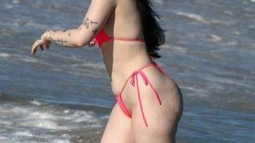 Noah Cyrus Enjoys a Sunny Day with Family and Friends in Miami Beach on fanspics.net