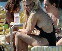 Ellie Goulding Swimsuit Side Boob Pics on fanspics.net