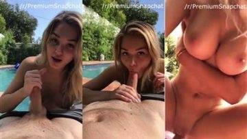 Heidi Grey Snapchat Fucking By the Pool  Video on fanspics.net