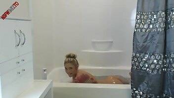 Kali Roses having fun in bathtub at my bathing time onlyfans porn videos on fanspics.net