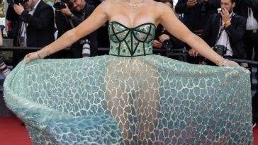 Tallia Storm Shows Off Her Sexy Tits at the 75th Annual Cannes Film Festival on fanspics.net