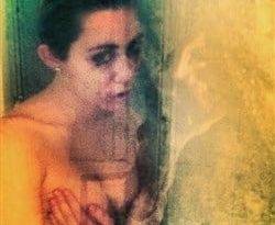 Miley Cyrus Topless Shower Pic Is So Meta on fanspics.net