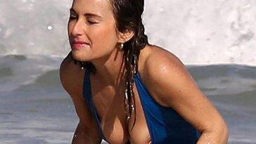 Giada De Laurentiis Nude Nipples in Miami on fanspics.net