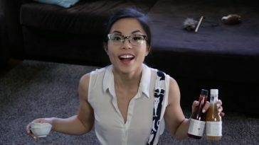 Anna Akana See-Through Shirt with Slight Nipple Slip (6 pics 1 gif) on fanspics.net