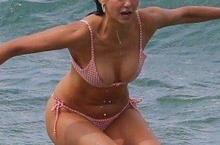 Nina Dobrev Bikini Beach Tits And Ass Pics on fanspics.net