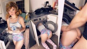 Belle Delphine Nude Stuck In The Dryer Trailer Video  on fanspics.net