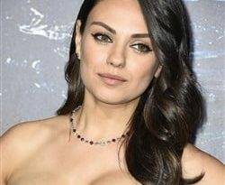 Mila Kunis Shows Her Sloppy Post-Prego Cleavage At The 'Jupiter Ascending' Premiere on fanspics.net